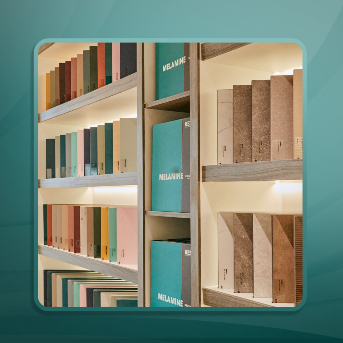 Bảng màu gỗ MDF phủ Melamine phổ biến