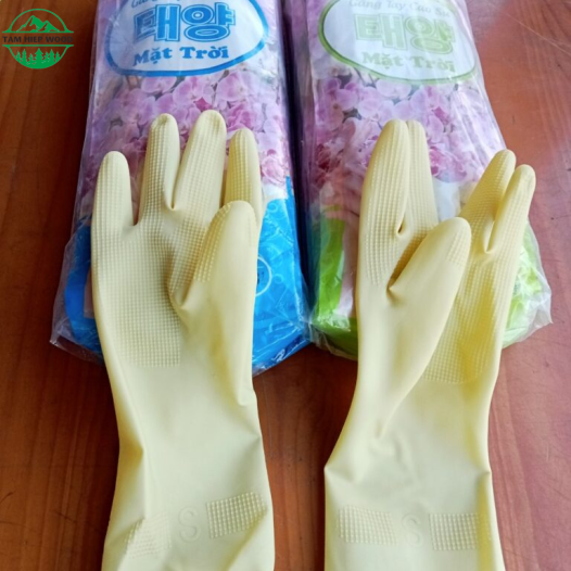 GĂNG TAY CAO SU MẶT TRỜI
